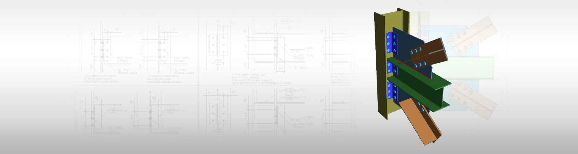 Steel connection design detail banner