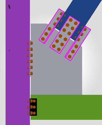 Omega sand plant connection design drawing